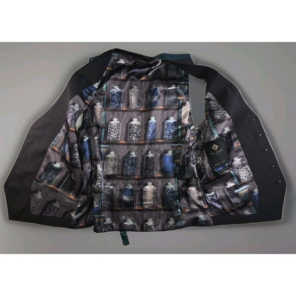 Ted Baker London Pippin W Vest Men's Size 4 (38R) | Modern Fit Wool Blend Woven - Picture 2 of 14